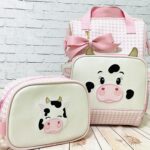 Kit Lúdico Vaquinha: Mochila e Necessaire