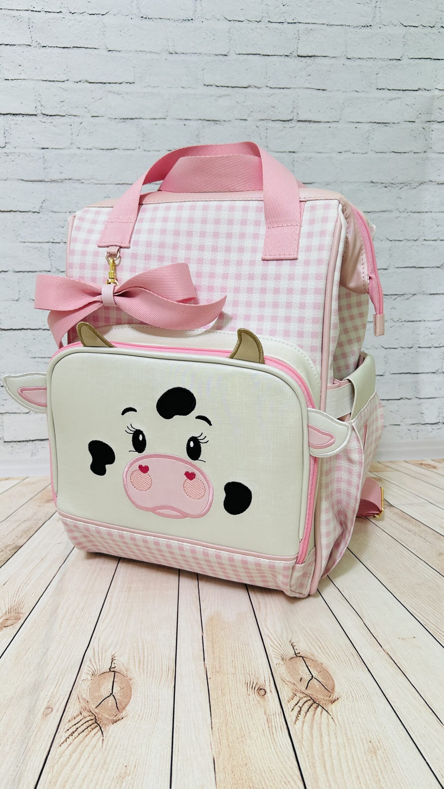 Kit Lúdico Vaquinha: Mochila e Necessaire - Imagem 4